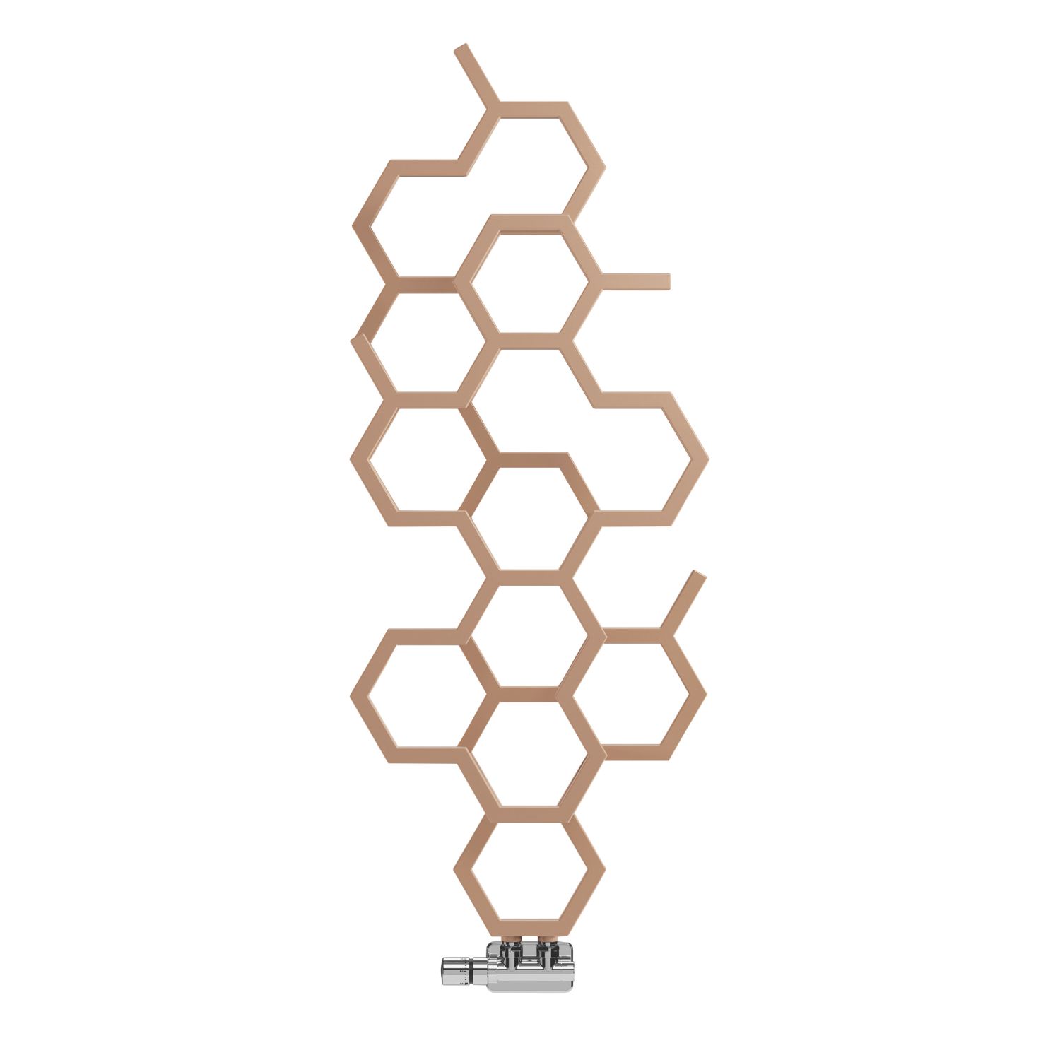 Terma Hex 1200mm x 486mm 1180BTU Copper Vertical Designer Radiator (924HR)