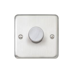 MK Contoura 1-Gang 2-Way  Dimmer  Brushed Stainless Steel