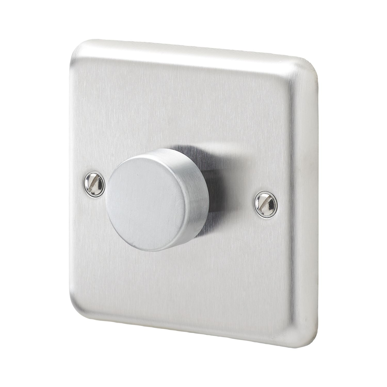 MK Contoura 1-Gang 2-Way Dimmer Switch Brushed Stainless Steel (924RG)