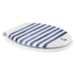 Pilica Soft-Close Toilet Seat Moulded Wood Anchor