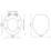 Pilica Soft-Close Toilet Seat Moulded Wood Anchor