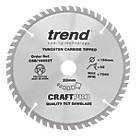 Trend CraftPo CSB/16552T Wood Thin Kerf Circular Saw Blade for Cordless Saws 165mm x 20mm 52T
