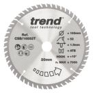 Trend CSB/16552T Wood Thin Kerf Circular Saw Blade for Cordless Saws 165mm x 20mm 52T