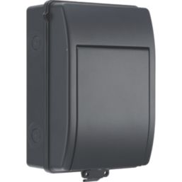 British General  IP65 Weatherproof Outdoor 5-Module 5-Way Part-Populated  EV Charger Consumer Unit with SPD