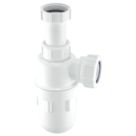McAlpine  Adjustable Inlet Bottle Trap White 40mm