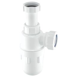 McAlpine  Adjustable Inlet Bottle Trap White 40mm