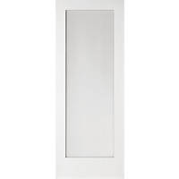 Jeld-Wen  1-Obscure Light Primed White Wooden 1-Panel Shaker Internal Door 1981 x 762mm