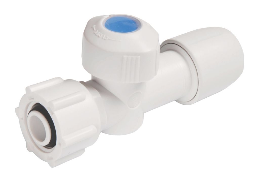 Hep2O HX18/15WS Straight Service Valve 15mm