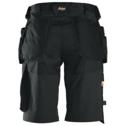 Snickers 6151 Stretch Work Shorts Black 30" W