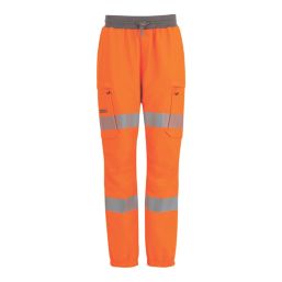 Regatta Hi-Vis Prolite Stretch Joggers Orange X Large 35.4" W 31" L