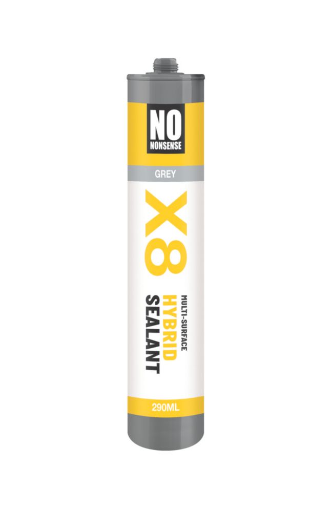 No Nonsense X8 Hybrid Sealant & Adhesive Grey 290ml