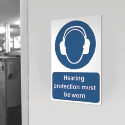 Essentials  "Hearing Protection Must Be Worn" Sign 210mm x 148mm