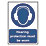 "Hearing Protection Must Be Worn" Sign 210mm x 148mm
