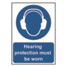 Essentials  "Hearing Protection Must Be Worn" Sign 210mm x 148mm