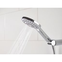 Bristan Mila Chrome 140mm Deck Mounted Dual Control Manual Shower Mixer Tap