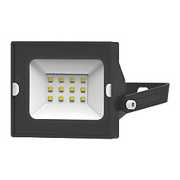 4lite  Outdoor LED Floodlight Black 10W 850lm