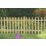Forest Ultima Picket  Fence Panels Natural Timber 6' x 3' Pack of 3