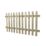 Forest Ultima Picket  Fence Panels Natural Timber 6' x 3' Pack of 3