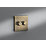 Knightsbridge  2-Gang 2-Way LED Dimmer Switch  Antique Brass