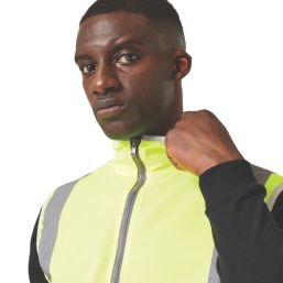 Regatta Pro Zip Collar Hi-Vis Vest Yellow Large 41.5" Chest