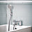 Hansgrohe Vernis Shape Deck-Mounted Bath Mixer with Hand shower Chrome