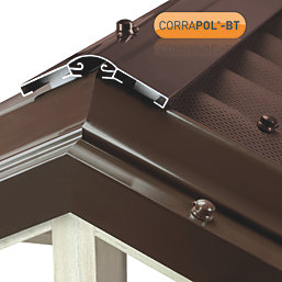 Corrapol-BT Brown 3mm Super Ridge Bar 6000mm x 148mm
