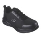 Skechers Arch Fit Sr Ringstap Size 8  Black  Water-Resistant Steel Toe Cap Safety Trainers