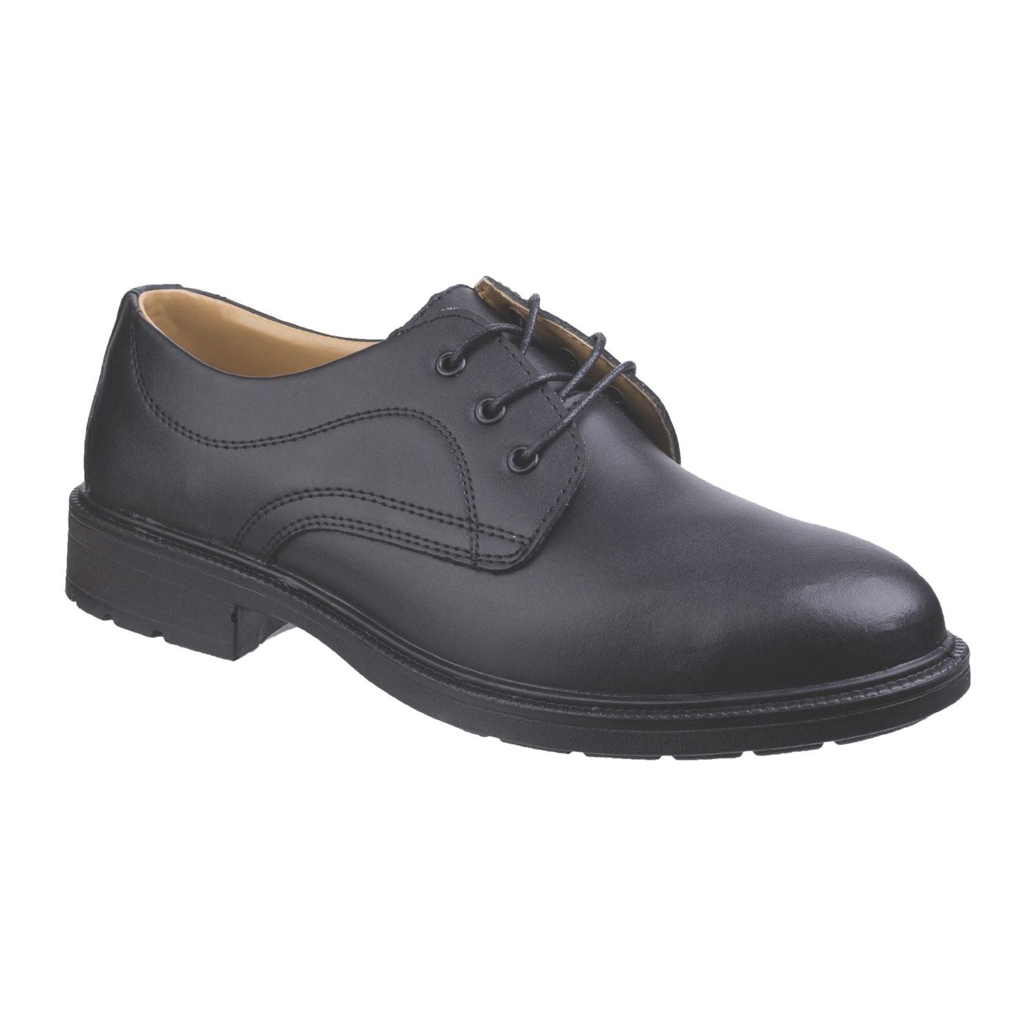 Amblers FS45 Size 6 Black Steel Toe Cap Safety Shoes (925XT)