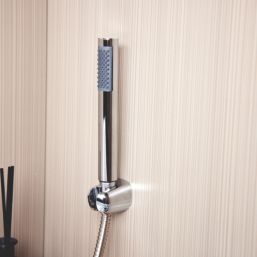 ETAL Kinlin Chrome 143mm Deck Mounted Dual Control Manual Shower Mixer Tap