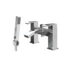 ETAL Kinlin Chrome 143mm Deck Mounted Dual Control Manual Shower Mixer Tap