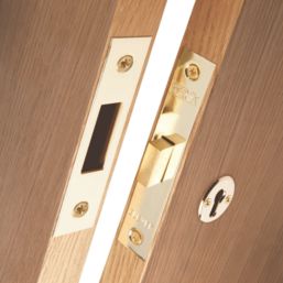 ERA  3 Lever Brass Mortice Deadlock 76mm Case - 56mm Backset