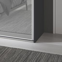 Spacepro Wardrobe End Panel Black 2800mm x 620mm