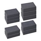 Titan  40/80/120 Grit Wood, Paint, Varnish, Plaster & Filler Sanding Sponges 100mm x 68mm 10 Pack