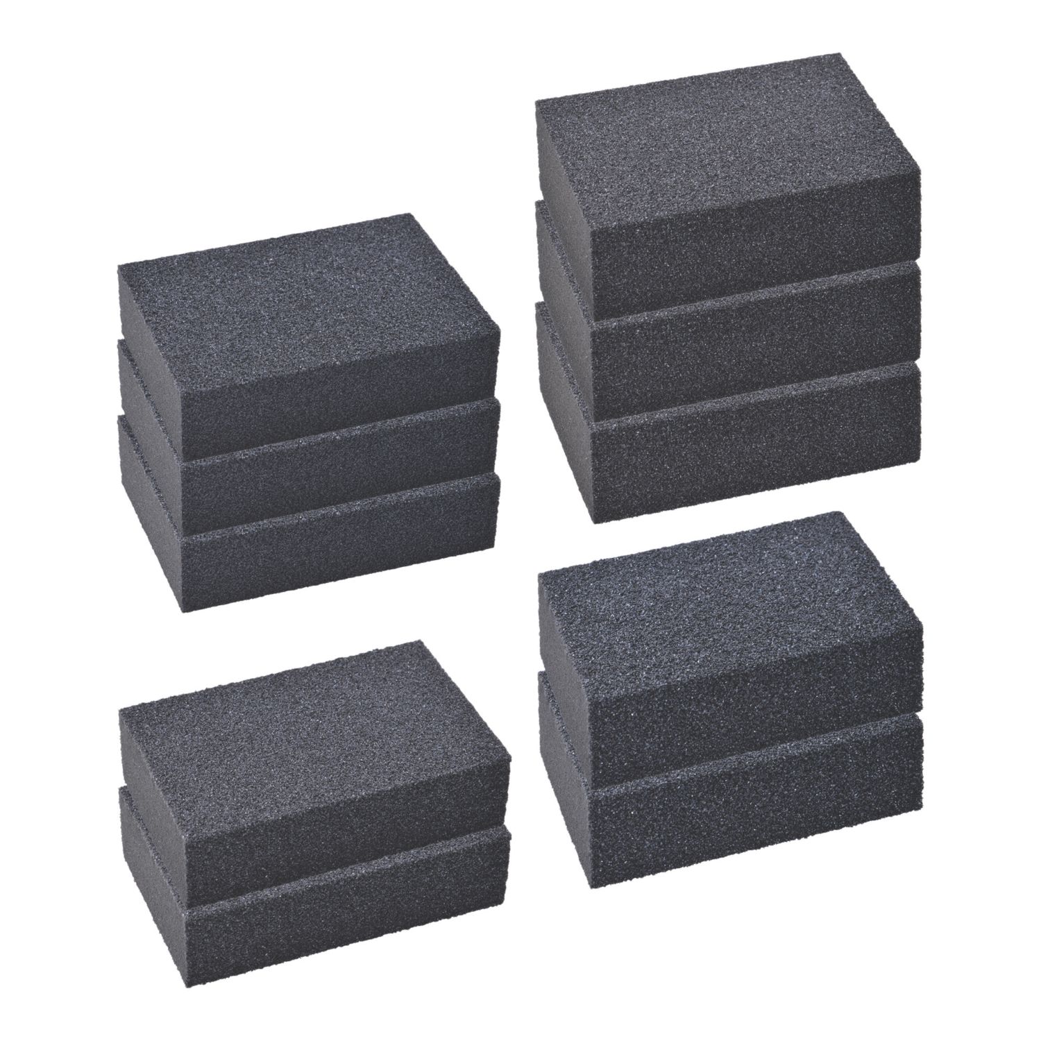 Titan 40/80/120 Grit Multi-Material Sanding Sponges 100mm x 68mm 10 Pack (926AY)