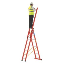 Zarges GRP Skymaster EFAmix X Fibreglass 5.8m Combination Ladder