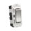 Knightsbridge  20AX Grid DP Control Switch Brushed Chrome with LED