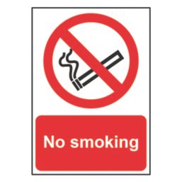 Essentials "No Smoking" Sign 210mm x 148mm