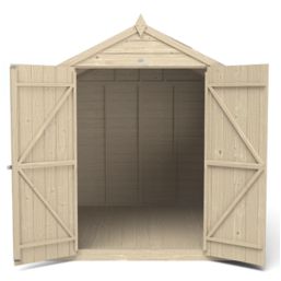Forest  6' x 8' (Nominal) Apex Overlap Timber Shed with Assembly