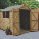Forest  6' x 8' (Nominal) Apex Overlap Timber Shed with Assembly