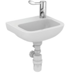 Armitage Shanks Contour 21 Hand Rinse Washbasin LH 1 Tap Hole 370mm