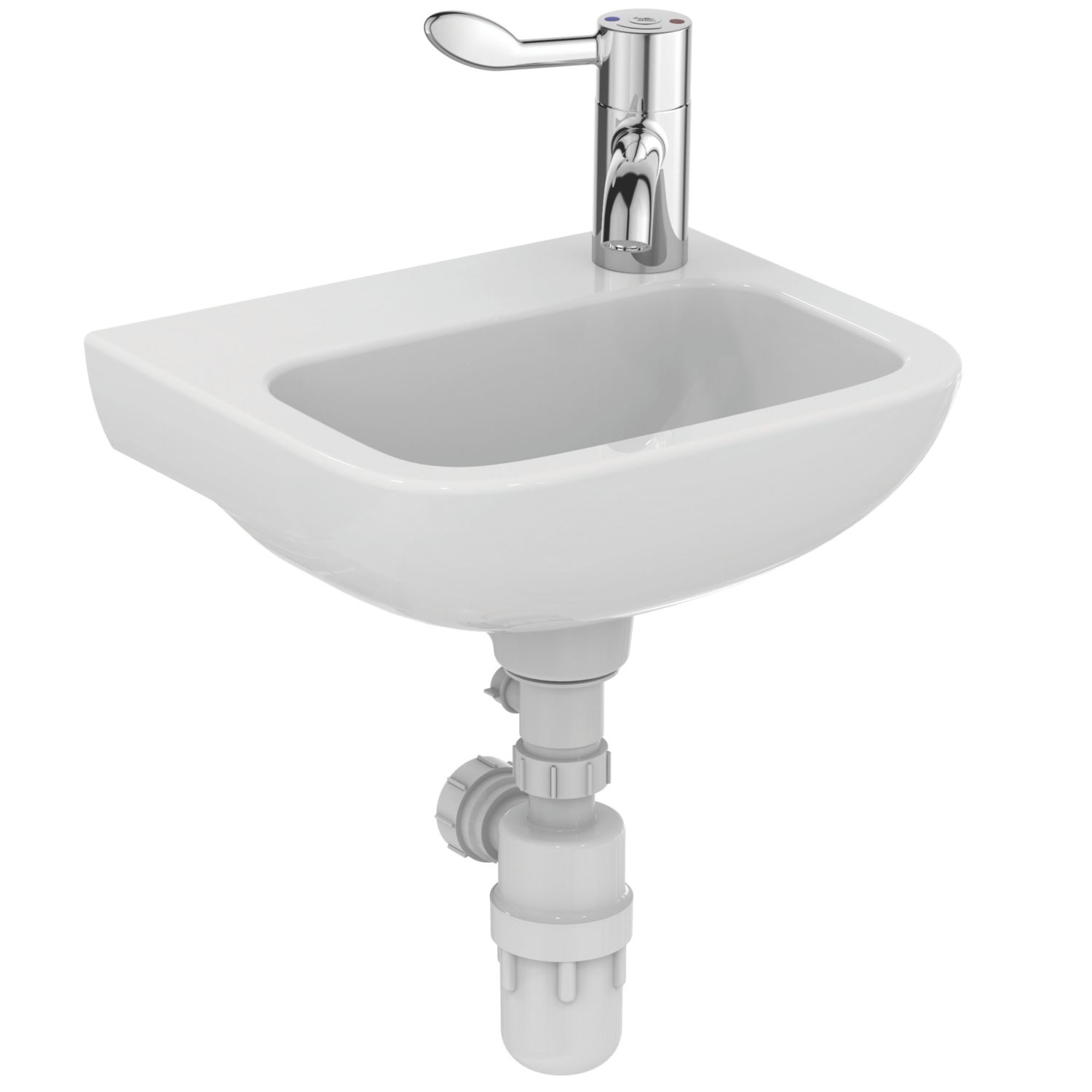 Armitage Shanks Contour 21 Hand Rinse Washbasin LH 1 Tap Hole 370mm (926JY)