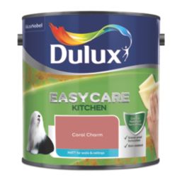 Dulux Easycare 2.5Ltr Coral Charm Matt Emulsion Kitchen Paint