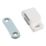 Essentials 2-Hole Magnetic Cabinet Catch White 37mm x 15mm 10 Pack