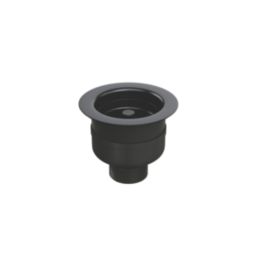 Top-Fix Kitchen Strainer Waste Matt Black 90mm