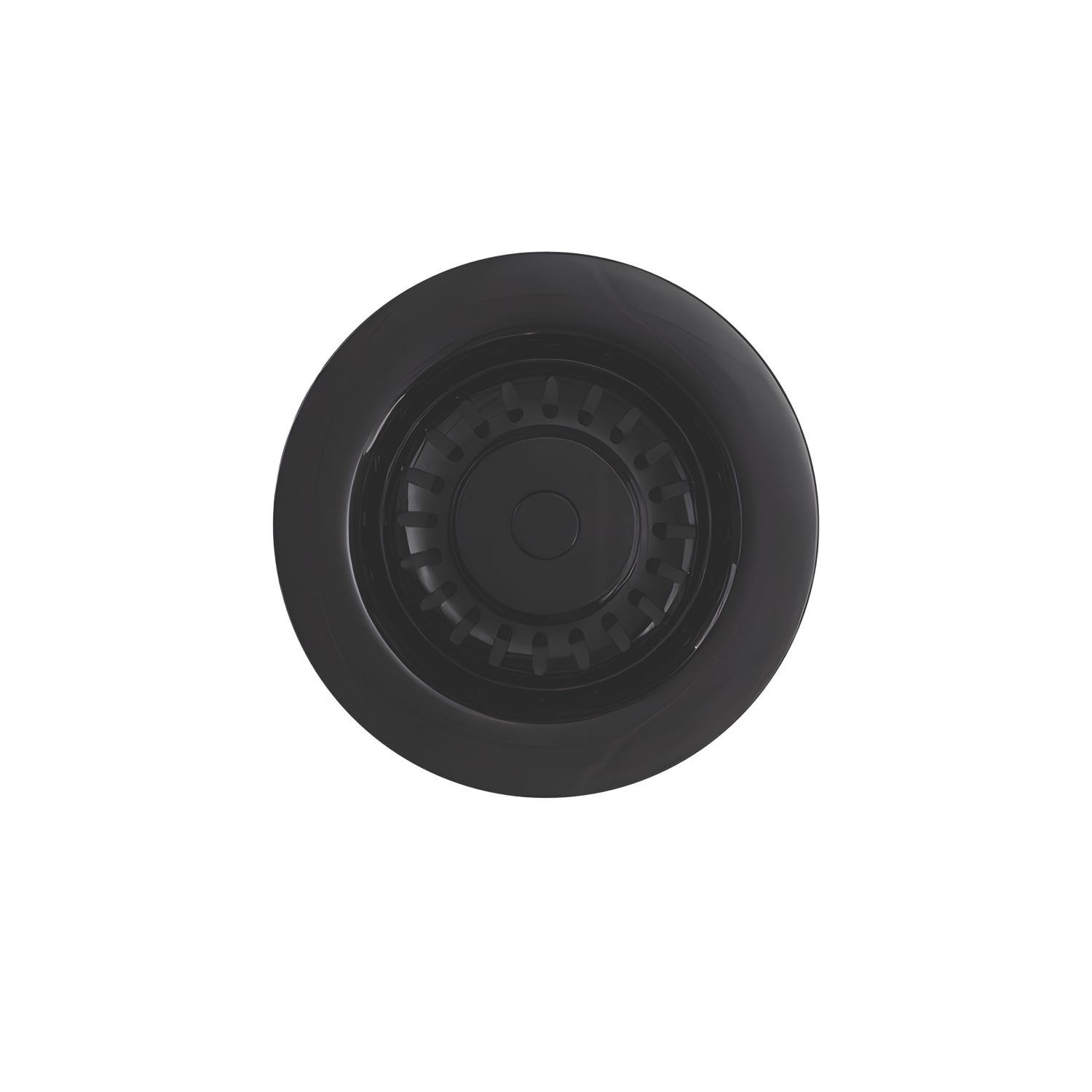 Top-Fix Kitchen Strainer Waste Matt Black 90mm (926VN)