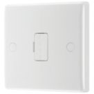 British General  13A Unswitched Fused Spur & Flex Outlet  White