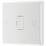 British General  13A Unswitched Fused Spur & Flex Outlet  White