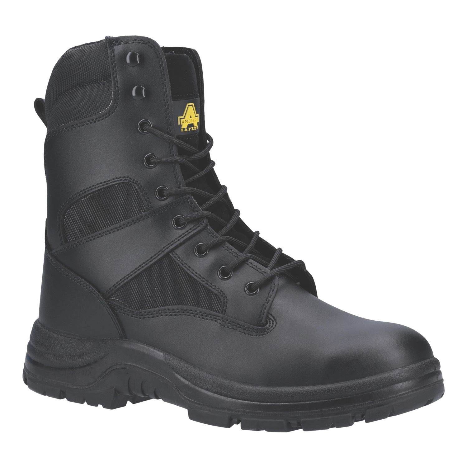 Amblers FS008 Hi-Leg Size 14 Black Water-Resistant Steel Toe Cap Safety Boots (926XK)