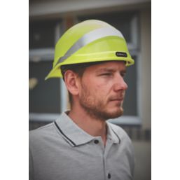 Delta Plus Diamond V Reversible Safety Helmet Yellow