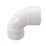 FloPlast  Bends 92.5° White 40mm 5 Pack